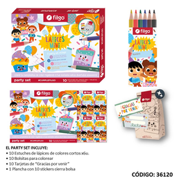 [L361200] SET PARTY FILGO LAPIZ/COLOR (L361200)