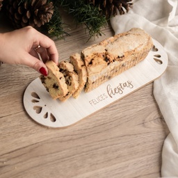 [R27774] BANDEJA OVAL FELICES FIESTAS 12X31CM. (R27774)