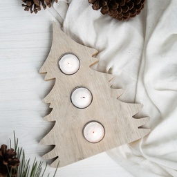 [R27781] VELA NAVIDEÑA ARBOL 3 VELAS 24X20CM. (R27781)