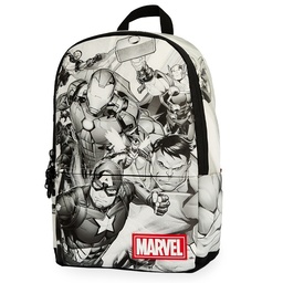 [L27632] MOCHILA 17&quot; MOOVING MARVEL GREY ESPALDA (L27632)