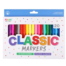 [L279900] MARCADOR KIRUKI CLASSIC X20 COLORES (L279900)
