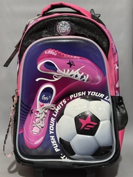 [L27949] MOCHILA CARRO 18&quot; FOOTY GIRLS SOCCER (L27949)