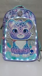 [L27943] MOCHILA 18&quot; FOOTY SWEEP LEOPARD CON LUZ ESPALDA (L27943)