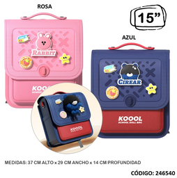 [L246540] MOCHILA 15&quot; KOOL JARDIN GRANDE ESPALDA (L246540)