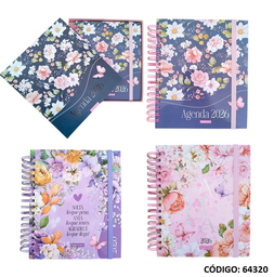 [L64320] AGENDA 2026 PUNTO CERO N8 2 DIA POR PAGINA ESPIRALADA PREMIUM (L64320)
