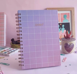 [L124023] CUADERNO A5 ANIMA ANILLADO CON STICKER QR + RAYADO (L124023)