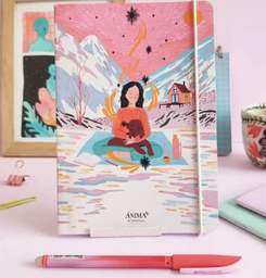 [L124005] CUADERNO A5 ANIMA ENCUADERNADO CON STICKER QR + LISO (L124005)