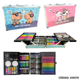 [L159370] SET DE ARTE KENDRA VALIJA 145 PIEZAS (L159370)