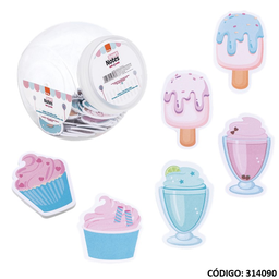 [L314090] NOTA-AD BRW 45X45mm. FRUTTI (L314090)