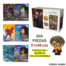[J240990] PUZZLE 300 PIEZAS 3D  + FIGURINE (J240990)