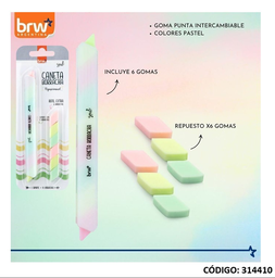 [L314410] GOMA DE BORRAR BRW PUNTA INTERCAMBIABLE (L314410)