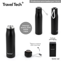 [R30640] BOTELLA TRAVEL METAL 500ml. (R30640)