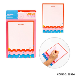 [L69394] BLOCK ANOTADOR 15X21cm. (L69394)