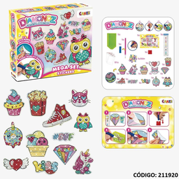 [J211920] DIAMONDZ MULTISCOPE MEGA STICKERS (J211920)