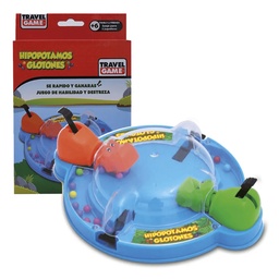 [G2755] HIPOPOTAMOS GLOTONES TRAVEL GAME DITOYS (G2755)