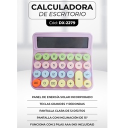 [L31414] CALCULADORA CYB ESCRITORIO 12 DIGITOS (L31414)