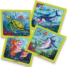 [L0784] PUZZLE    4 PIEZAS DURAVIT ACUARIO (J0784)