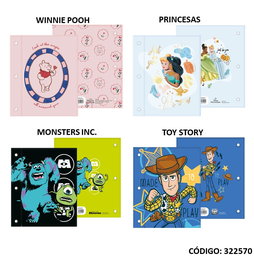 [L322570] CARPETA N3 CARTONE EZCO DISNEY (L322570)