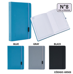 [L69503] AGENDA 2026 FW N8 DIA POR PAGINA ENCUADERNADA B-PACK RAW (L69503)