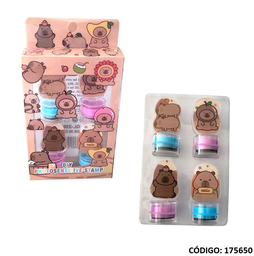 [L175650] SELLOS MULTIPAPER CAPIBARA X4 UNIDADES (L175650)
