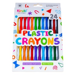 [L31917] CRAYONES KIRUKI PLASTIC X24 COLORES (L31917)