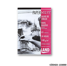 [L133000] BLOCK DIBUJO PAPERLAND A5 140gr. RUGOSO (L133000)