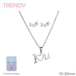 [R32502] CADENA + ARO DE ACERO TRENDY (R32502)