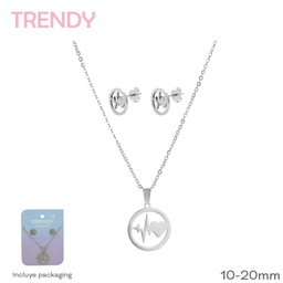 [R31904] CADENA + ARO TRENDY ACERO (R31904)