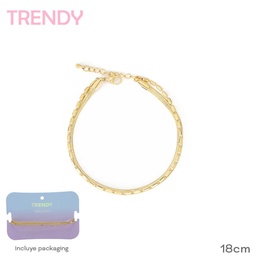[R32487] PULSERA TRENDY DE ACERO (R32487)