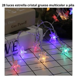 [R32430] LUZ DE NAVIDAD LED CON FORMA 5m. A PILA (R32430)
