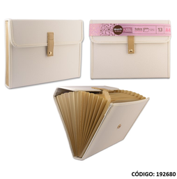 [L192680] CLASIFICADOR A4 IBI CRAFT 12 DIVISIONES CUERINA (L192680)