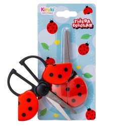 [L33220] TIJERAS KIRUKI ESCOLAR CON DISEÑO MARIQUITA (L33220)