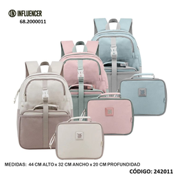 [L242011] MOCHILA PORTANOTEBOOK 18" LSD INFLUENCER (L242011)