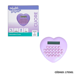 [L175501] CALCULADORA MULTIPAPER 8 DIGITOS CUORE (L175501)