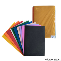 [L192781] GOMA EVA LISA A4 COLOR X10 COLORES (L192781)