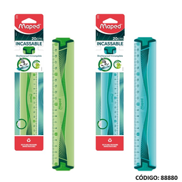 [L88880] REGLA MAPED IRROMPIBLE 20cm. (L88880)
