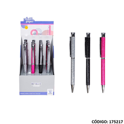 [L175217] BOLIGRAFO MULTIPAPER RETRACTIL SHINE (L175217)