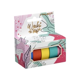 [S4802] CINTA TALBOT WASHI TAPE 1.5X3mt. HANG TAG X5 SOLIDO (S4802)