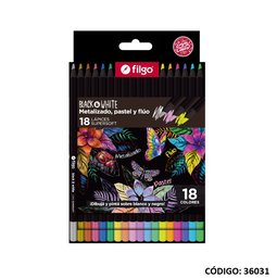 [L36031] LAPIZ COLOR FILGO SUPERSOFT X18 COLORES LARGOS (L36031)