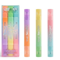 [L356400] RESALTADOR KIRUKI TWIN LIGHTS X3 COLORES (L356400)