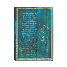 [P764923] CUADERNO 18X13 PAPERBLANKS TAPA DURA VERNE 20.000 LEGUAS DE VAIJE SUBMARINO RAYADO (P764923)