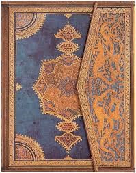 [P781982] CUADERNO 23X18 PAPERBLANKS TAPA DURA SAFAVID INDIGO RAYADO (P781982)