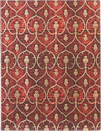 [P796290] CUADERNO 23X18 PAPERBLANKS TAPA DURA TERCIOPELO ROJO RAYADO (P796290)