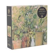 [P798539] PUZZLE 1000 PIEZAS PAPERBLANKS CEZANE MACETAS DE TERRACOTA Y FLORES (P798539)