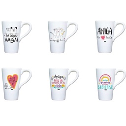 [R33160] JARRO CONICO 14cm. DECORADO (R33160)