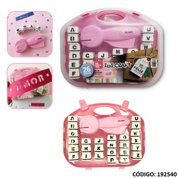 [L192540] PERFORADORA IBI CRAFT 15mm. ABECEDARIO PINZA + LETRAS (L192540)