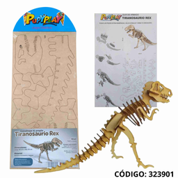 [J323901] PUZZLE 3D MADERA T-REX (J323901)