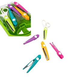 [L31599] TIJERA OLAMI ZIGZAG SET X5 (L31599)