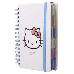 [L32388] AGENDA 2027 MOOVING 14X20 ESPIRALADA DIA POR PAGINA HELLO KITTY (L32388)