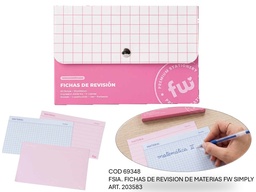 [L69348] FICHAS DE REVISION DE MATERIAS FW SIMPLY (L69348)